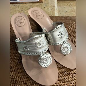 Jack Roger wedges in gold, size 10